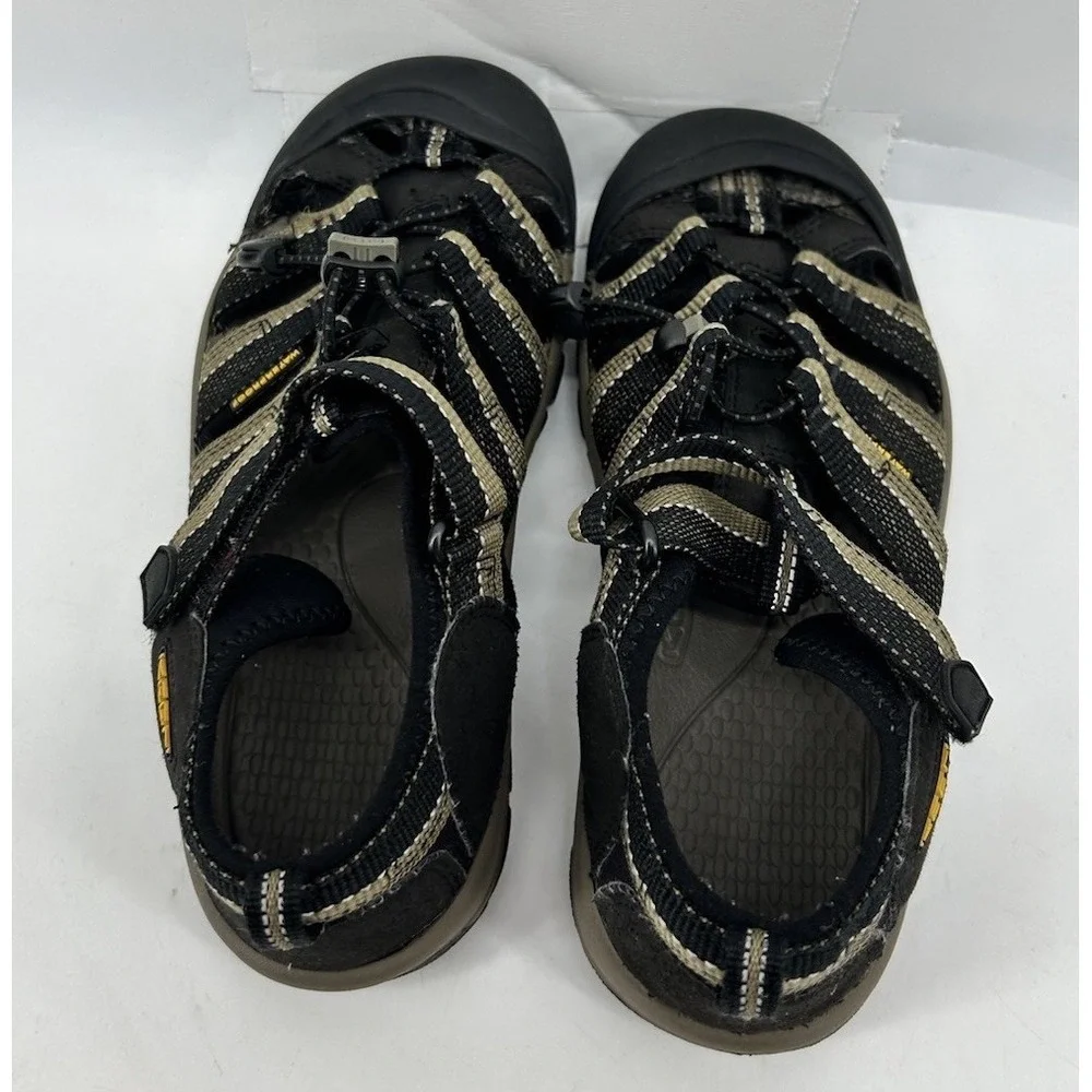 Keen Newport H2 Waterproof Sandals Black With Olive Kids Size 5